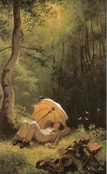 El pintor en un claro tumbado bajo un parasol – Carl Spitzweg Carl Spitzweg 2025-05-16