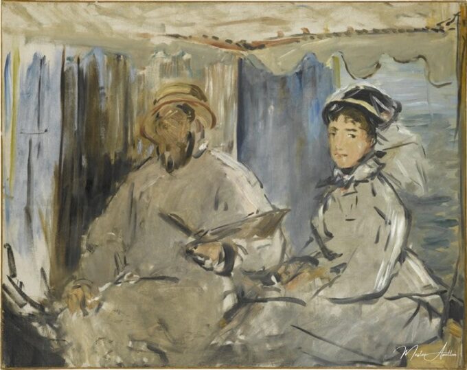 El pintor Monet en su taller – Edouard Manet Édouard Manet 2025-05-13 2