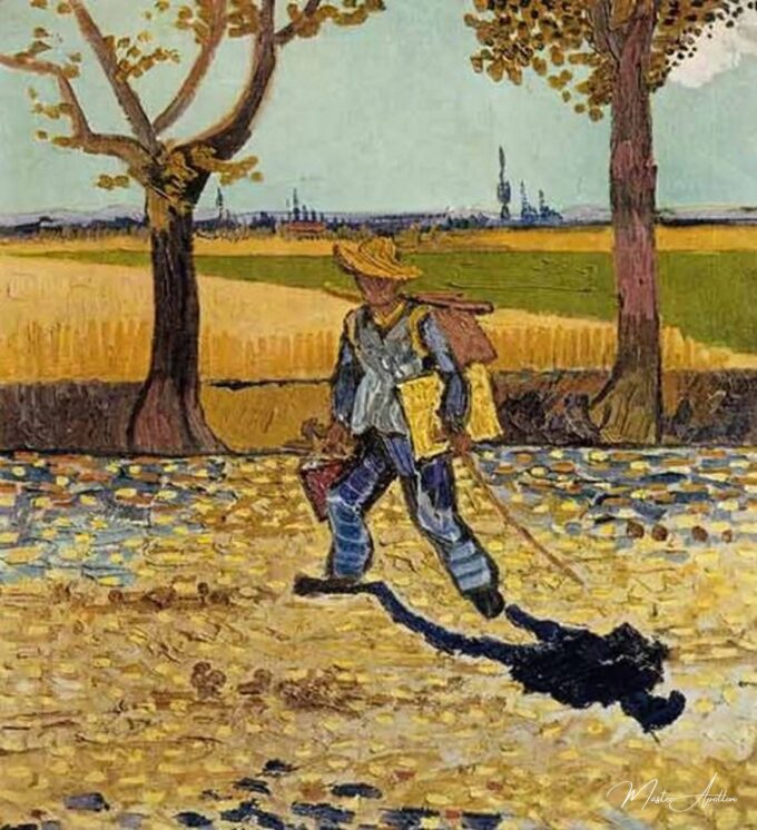 El pintor en el camino de trabajo – Van Gogh Vincent Van Gogh 2025-05-19
