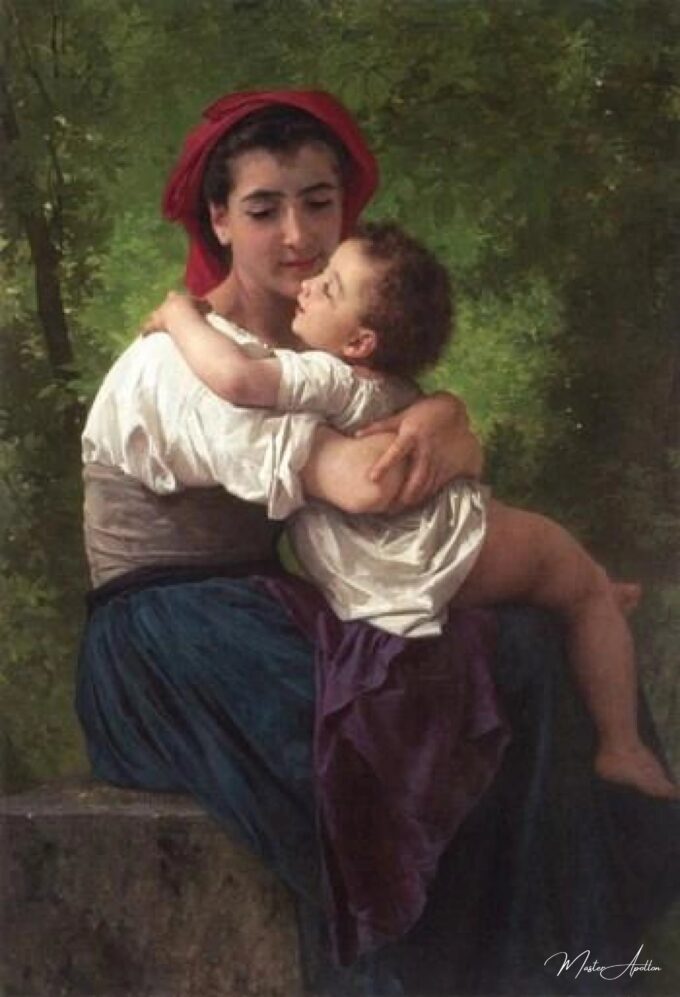 El pequeño abrazo – William Bouguereau William Bouguereau 2025-05-20