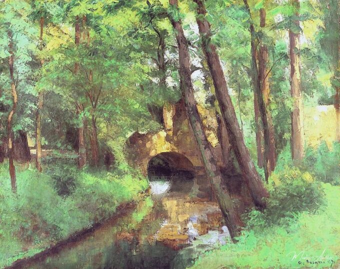 El pequeño puente, Pontoise – Camille Pissarro Camille Pissarro 2025-03-14