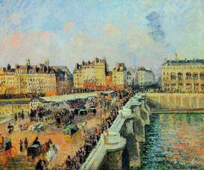 El puente nuevo por la tarde – Camille Pissarro Camille Pissarro 2025-05-08