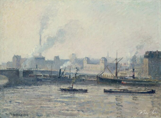 El puente Saint-Sever, Ruan: Bruma – Camille Pissarro Camille Pissarro 2025-05-08
