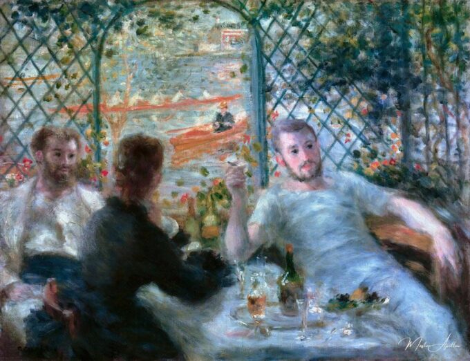La comida en el Restaurante Fournaise (El almuerzo de los remeros) – Pierre-Auguste Renoir Pierre-Auguste Renoir 2025-05-09