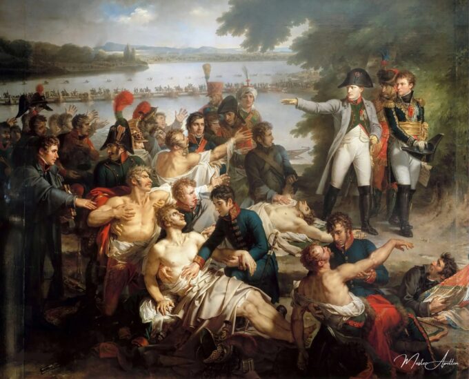 El regreso de Napoleón a las islas Lobau después de la batalla de Essling – Charles Meynier Charles Meynier 2025-03-14 2