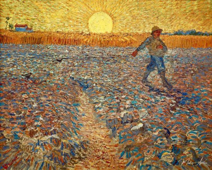 El sembrador al atardecer – Van Gogh Vincent Van Gogh 2025-05-19