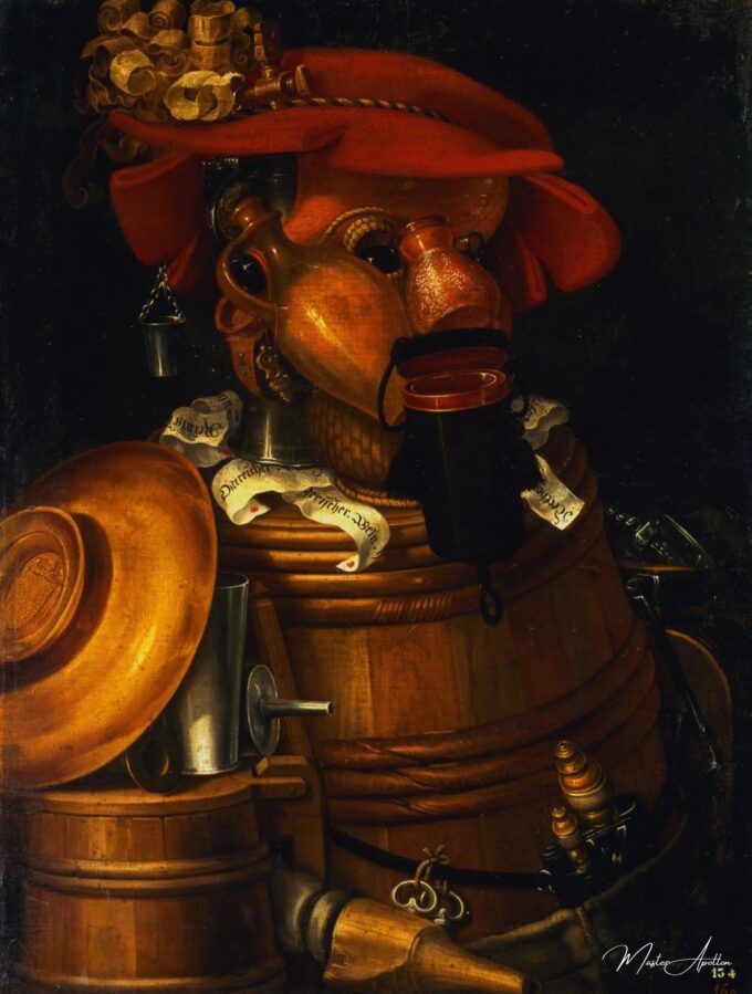 El servidor: Un ensamblaje antropomórfico de objetos relacionados con la viticultura – Arcimboldo Giuseppe Arcimboldo 2025-05-14
