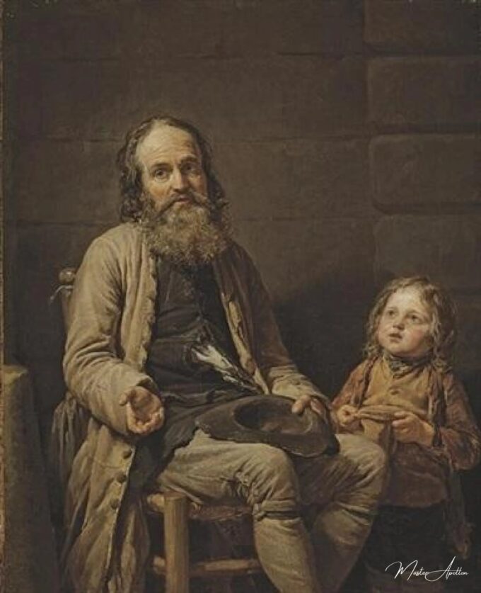 El viejo mendigo y el niño – Nicolas Bernard Lépicié Nicolas Bernard Lépicié 2025-05-09
