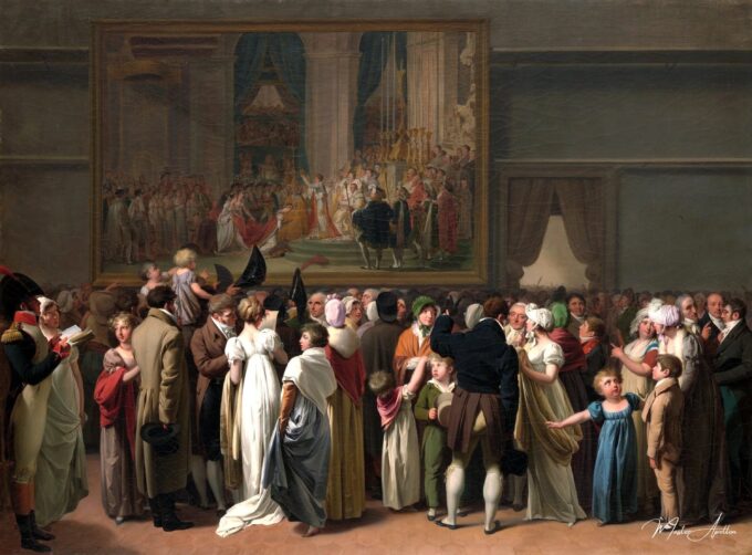 El visionado público del « Coronamiento » de David en el Louvre – Louis Boilly Louis Boilly 2025-05-19