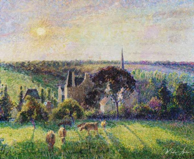 La iglesia y la granja de Eragny – Edouard Manet Édouard Manet 2025-06-01