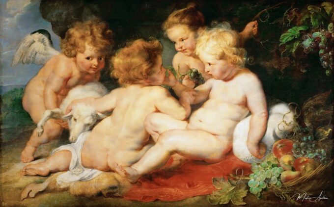 El niño Jesús con San Juan Bautista y dos ángeles – Peter Paul Rubens Peter Paul Rubens 2025-05-11 2