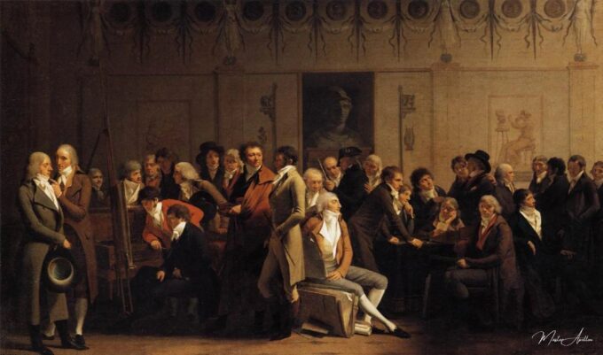 Los artistas en el taller de Isabey – Louis Boilly Louis Boilly 2025-05-19