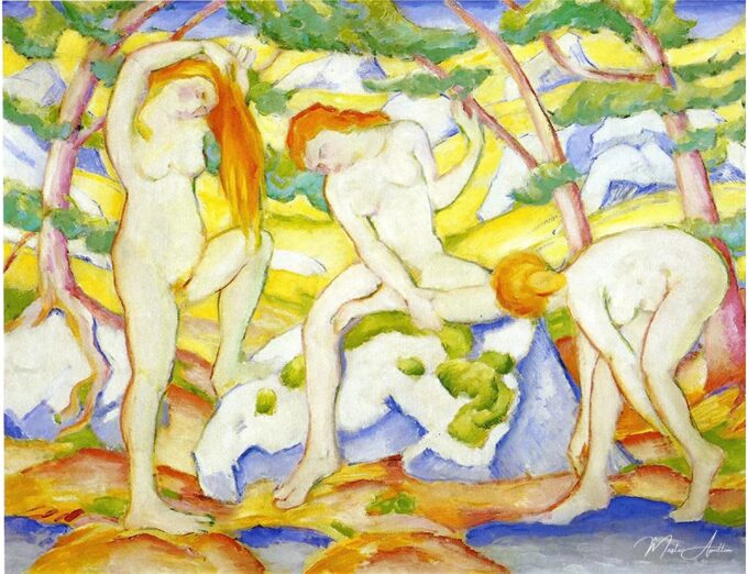 Las bañistas – Franz Marc Franz Marc 2025-05-20