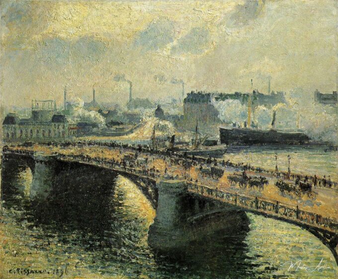 El Puente Boœeldieu en Ruan – Camille Pissarro Camille Pissarro 2025-03-14