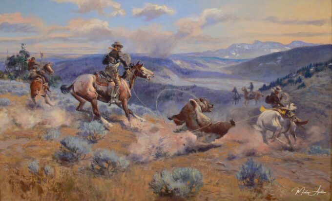 Las curvas y los caballos rápidos son más seguros que el plomo – Charles Marion Russell Charles Marion Russell 2025-05-02