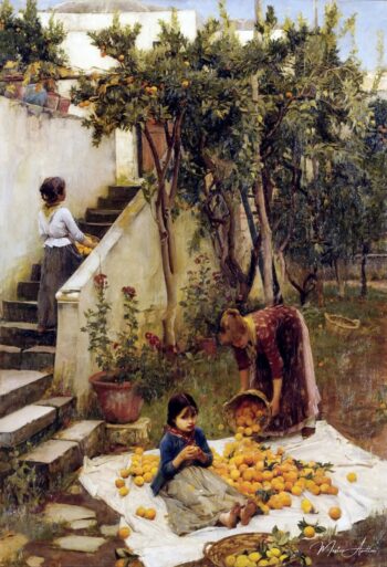 Los recolectores de naranjas – John William Waterhouse John William Waterhouse 2025-05-16