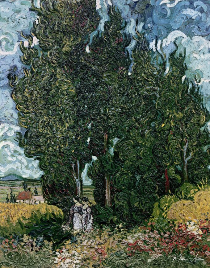 Los cipreses – Van Gogh Vincent Van Gogh 2025-05-19