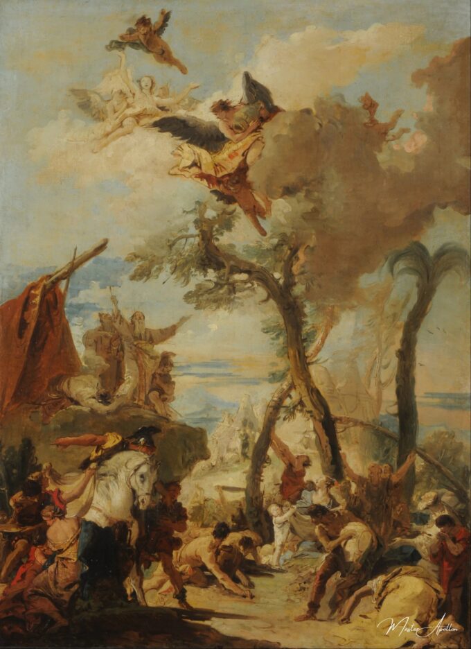 Los hebreos recogiendo el maná en el desierto – Giambattista Tiepolo Giambattista Tiepolo 2025-03-15