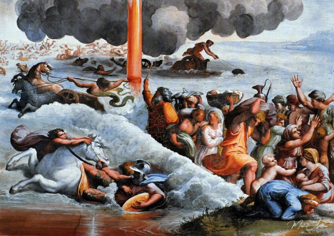 Los israelitas y el mar Rojo – Raphaël (pintor) Rafael Sanzio 2025-05-20