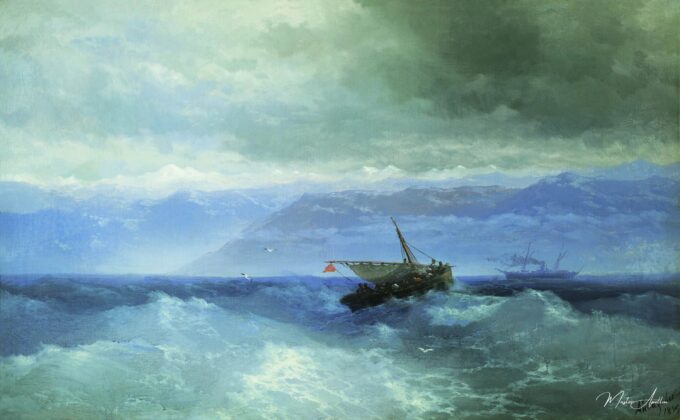 Las montañas del Cáucaso vistas desde el mar, 1899 – Ivan Aïvazovski Ivan Aïvazovski 2025-05-01