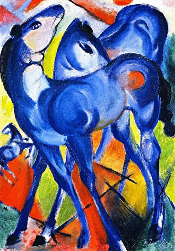 Los potros azules – Franz Marc Franz Marc 2025-05-14 2