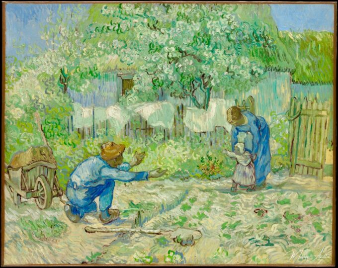 Los primeros pasos (según Millet) – Van Gogh Vincent Van Gogh 2025-05-19
