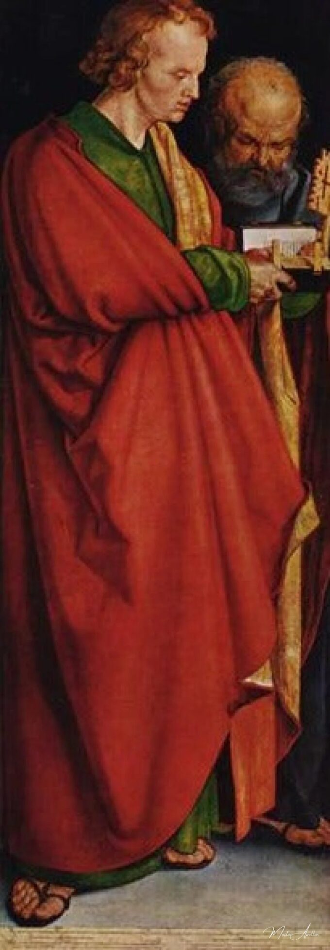 Los cuatro apóstoles, parte izquierda – San Juan y Pedro – Albrecht Dürer Albrecht Dürer 2025-04-17