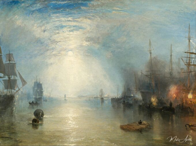 Los quillards se agitan en las brasas a la luz de la luna – William Turner William Turner 2025-05-20