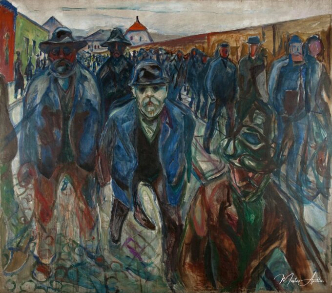 Los trabajadores en el camino de regreso – Edvard Munch Edvard Munch 2025-04-17