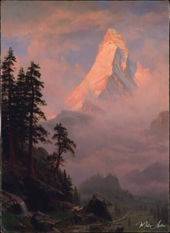 Amanecer sobre el Cervino – Albert Bierstadt Albert Bierstadt 2025-05-10