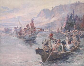 Lewis y Clark en el Bajo Columbia – Charles Marion Russell Charles Marion Russell 2025-05-14