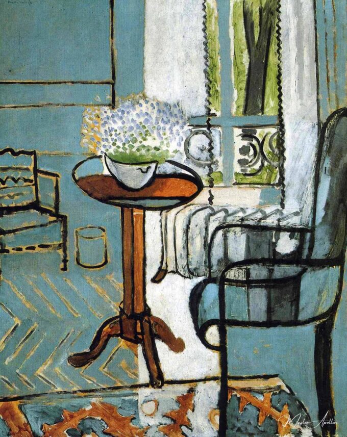 El interior de la ventana con myosotis – Matisse Henri Matisse 2025-05-14