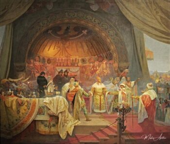 La unión de dinastías eslavas – Mucha Alfons Mucha 2025-05-15