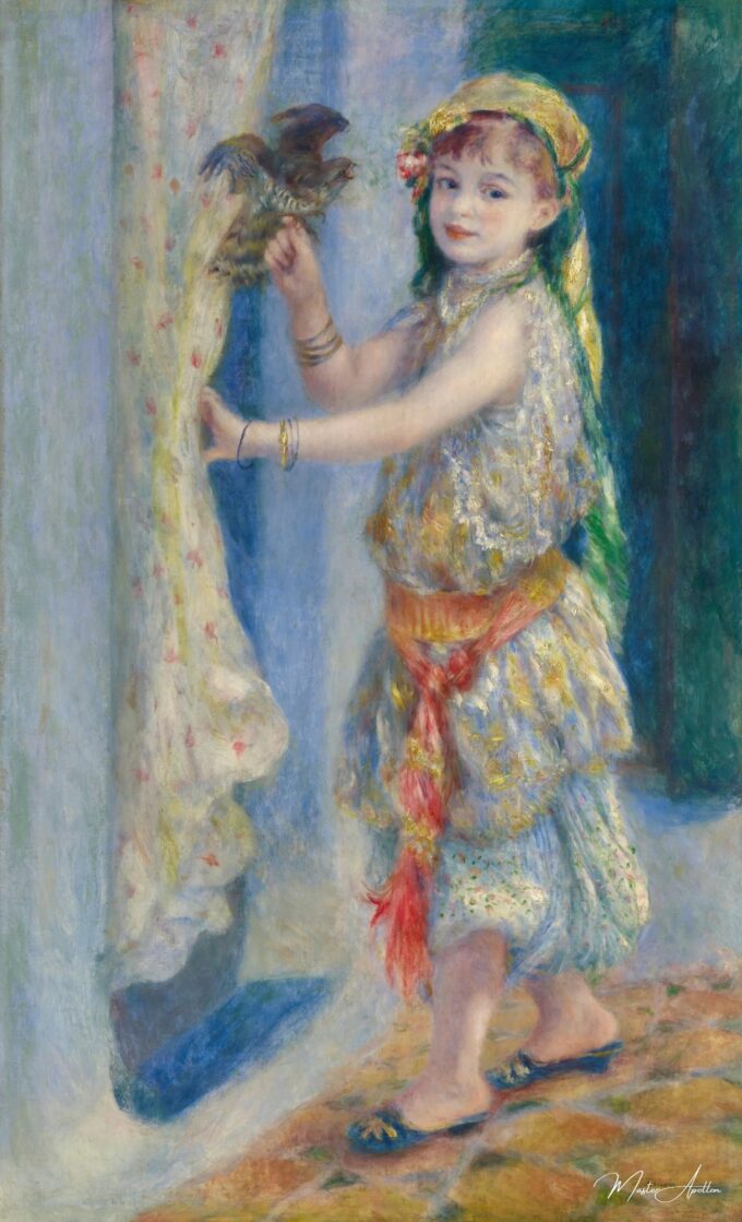 Mademoiselle Fleury en traje argelino – Pierre-Auguste Renoir Pierre-Auguste Renoir 2025-05-09