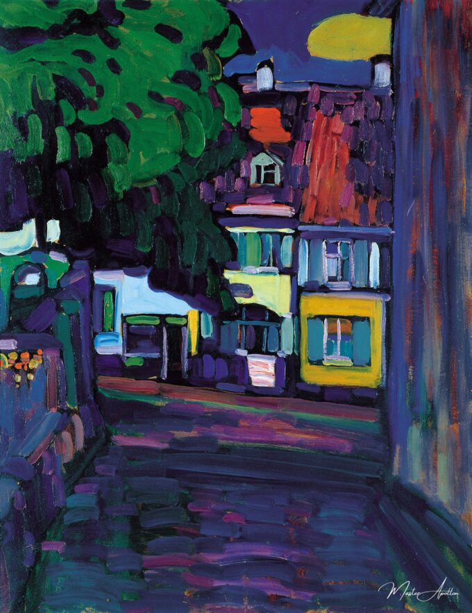 Casas en Murnau sobre Obermarkt – Vassily Kandinsky Wassily Kandinsky 2025-05-19