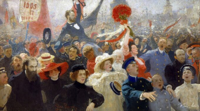 Manifestación del 17 de octubre de 1905 – Ilya Repin Ilya Repin 2025-05-01 2