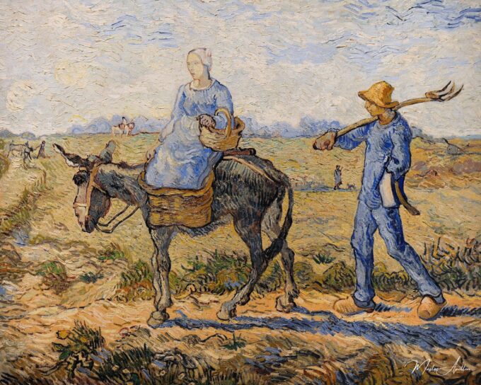 Matin, salida al trabajo – Van Gogh Vincent Van Gogh 2025-05-15 2