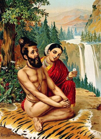 Menaka, la ninfa que tienta al yogui – Raja Ravi Varma Raja Ravi Varma 2025-05-22