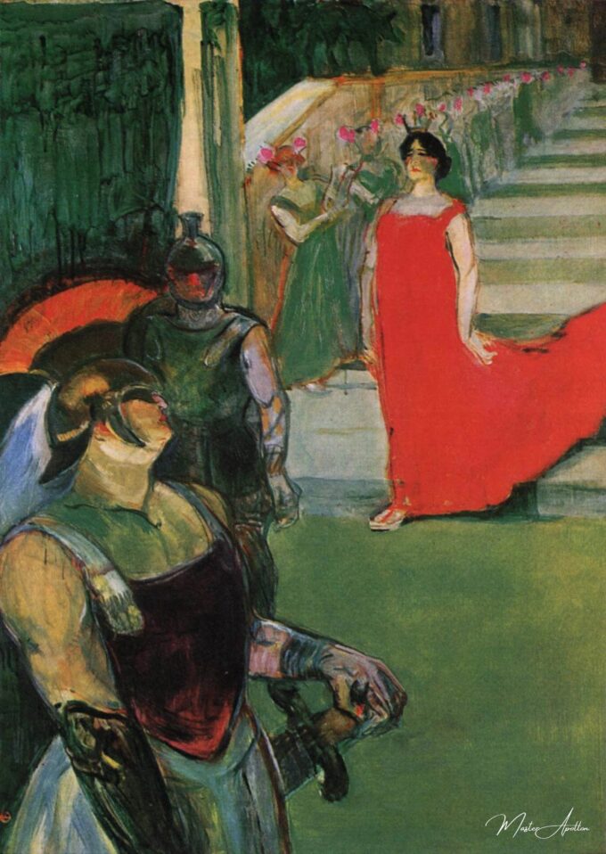 Messaline en la escalera y sus compañeros – Toulouse Lautrec Henri de Toulouse-Lautrec 2025-05-21 2