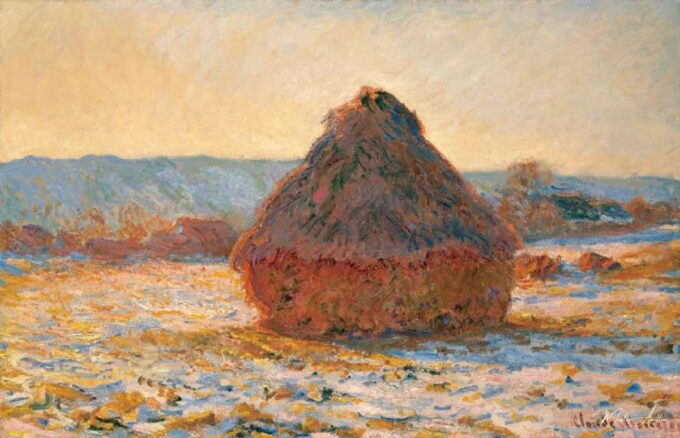 Meule, efecto de nieve, sol – Claude Monet Claude Monet 2025-05-28 2