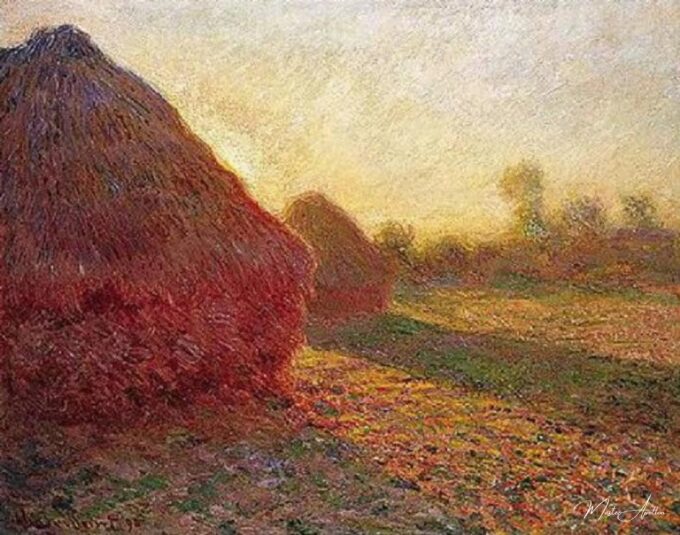 Meules, últimos rayos del sol – Claude Monet Claude Monet 2025-05-02