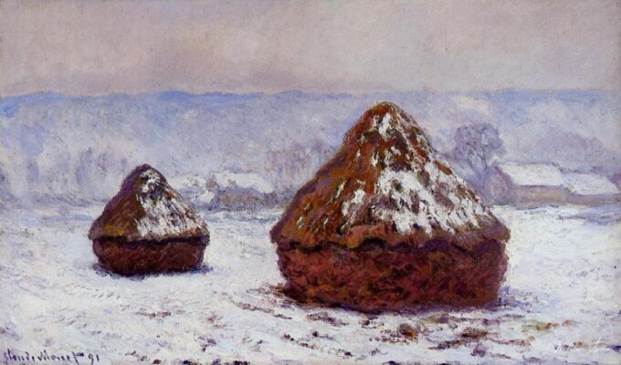 Meules, efecto de nieve de Claude Monet Claude Monet 2025-05-02