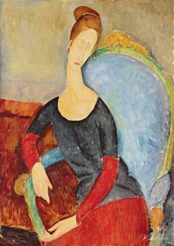 Mme Hebuterne en un sillón azul – Amedeo Modigliani Amedeo Modigliani 2025-05-22