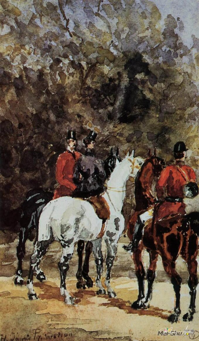 Montaje de los cazadores – Toulouse Lautrec Henri de Toulouse-Lautrec 2025-05-21