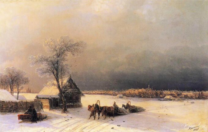 Moscú en invierno desde las colinas de los gorriones – Ivan Aivazovsky Ivan Aïvazovski 2025-05-01