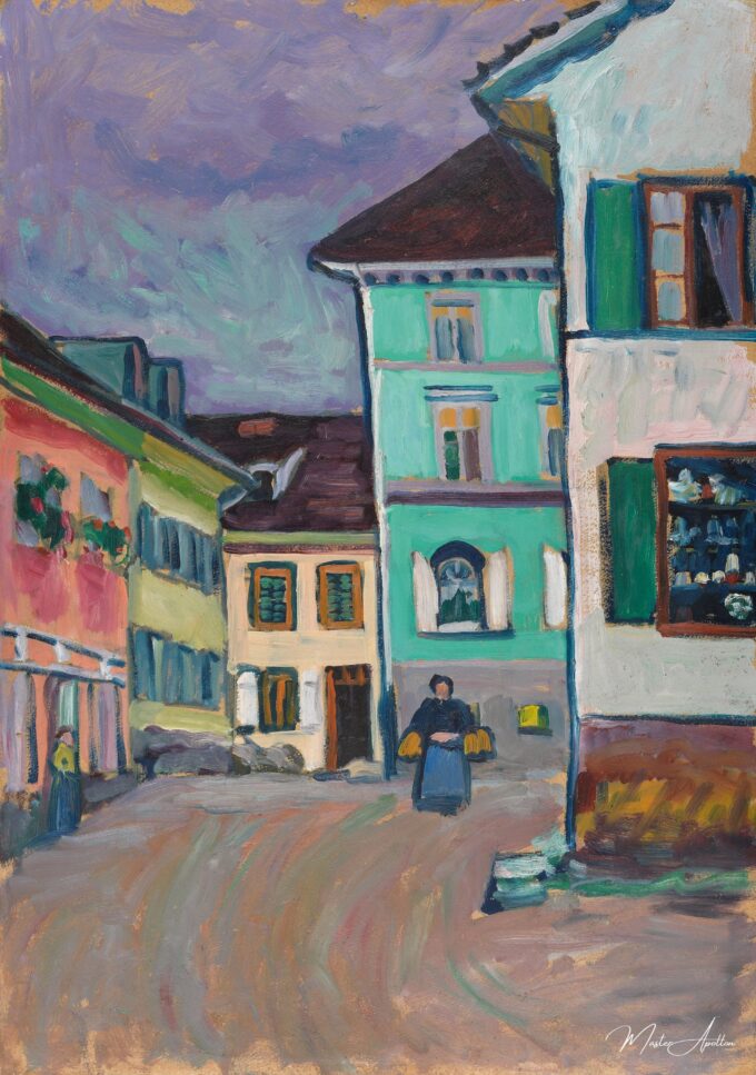 Murnau en la parte alta de la Johannisstrasse – Vassily Kandinsky Wassily Kandinsky 2025-05-19