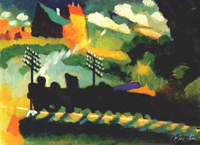 Murnau, Tren y Castillo – Vassily Kandinsky Wassily Kandinsky 2025-05-19