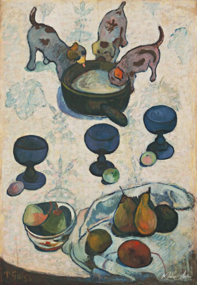 Naturaleza muerta con tres perritos – Paul Gauguin Paul Gauguin 2025-05-16