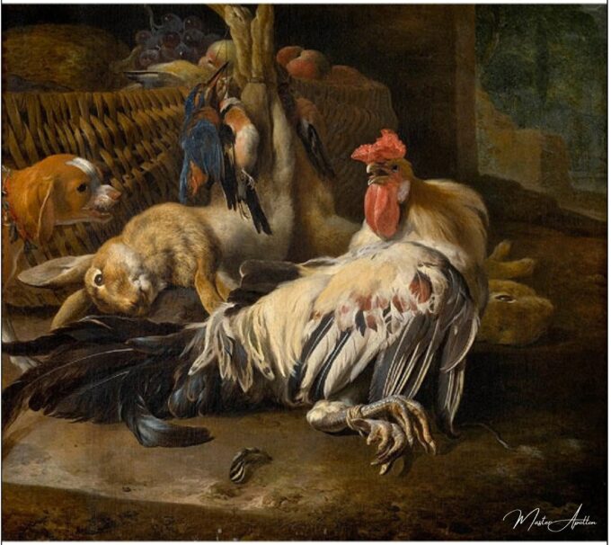 Naturaleza muerta con gallo – Melchior d’Hondecoeter Melchior d'Hondecoeter 2025-04-17