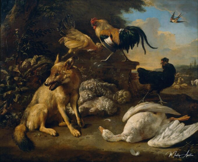 Naturaleza muerta con animales – Melchior d’Hondecoeter Melchior d'Hondecoeter 2025-04-17